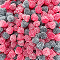 Mûres rouges et noires sucrées