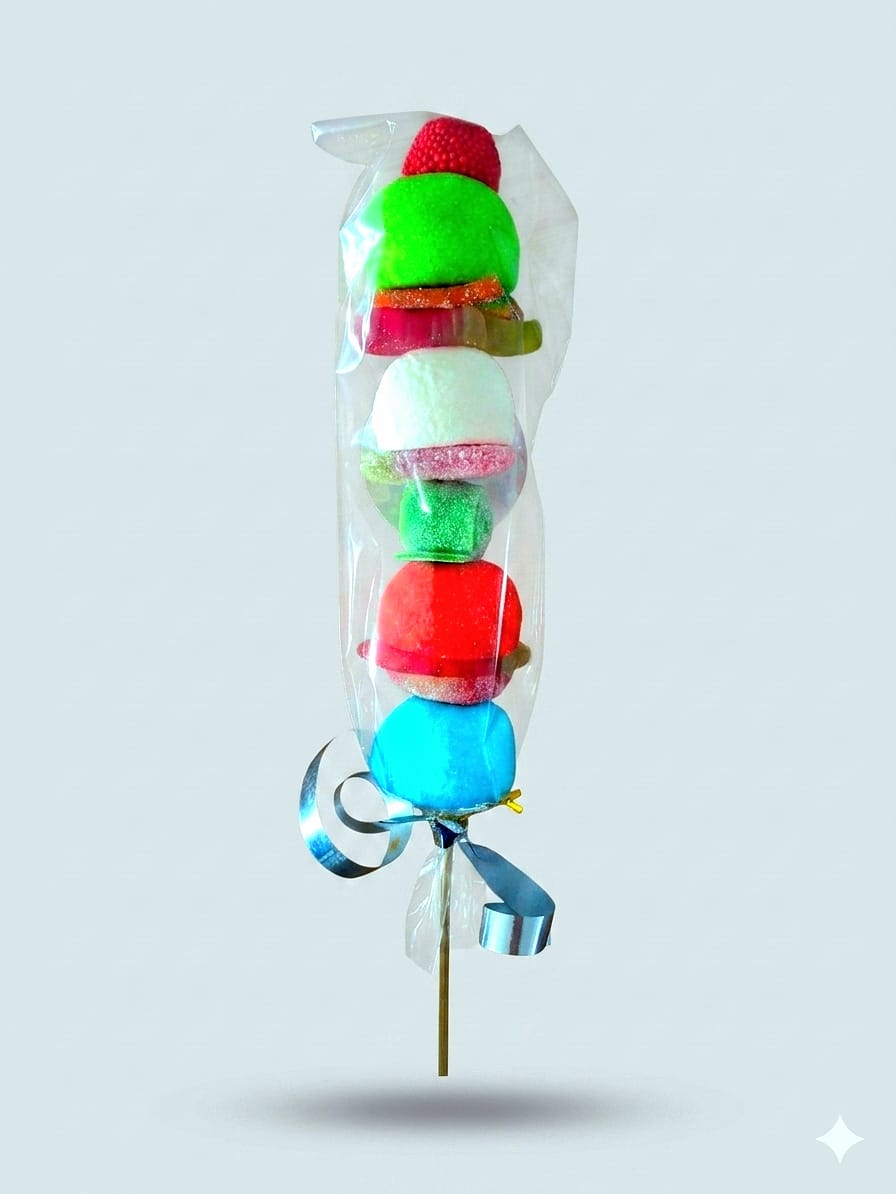 Brochette de bonbons